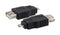 L-COM U2C00011 USB Adapter, Black, USB Type A Receptacle, Micro USB Type B Plug, USB 2.0