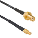 AMPHENOL RF 095-900-567-024 RF COAX CBL, MCX PLUG-SMA JACK, 24"
