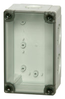FIBOX PCM 100/125 T ENCLOSURE Plastic Enclosure, Multipurpose, Polycarbonate, 130 mm, 80 mm, 125 mm, IK08, IP66, IP67
