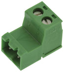 Phoenix Contact IC 25/ 2-ST-508 IC 2-ST-508 Pluggable Terminal Block 5.08 mm 2 Ways 24AWG to 12AWG 2.5 mm&Acirc;&sup2; Screw 12 A