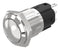 EAO 82-4171.2000 Vandal Resistant Switch, 82 Series, 16 mm, SPDT, Maintained, Round Convex Flush, Natural