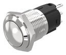 EAO 82-4571.2000 Vandal Resistant Switch, 82 Series, 16 mm, SPDT, Maintained, Round Convex Flush, Natural