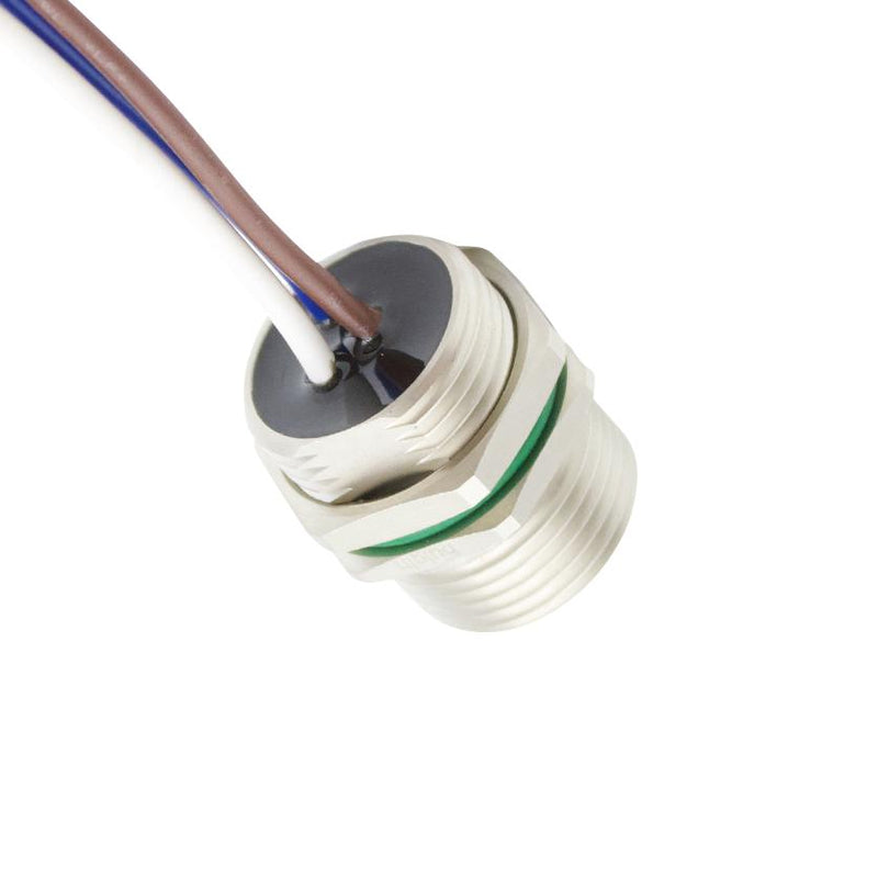 BULGIN LIMITED PXMBNI78FPM03AFL78005 Sensor Cable, 7/8" Plug, Free End, 3 Positions, 500 mm, 19.7 ", Buccaneer 7/8" Series