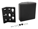 CAMDENBOSS CB1500-10VBK-KIT Plastic Enclosure, Vented Sided, Wall Mount, ABS, 53.25 mm, 100 mm, 100 mm, IP30