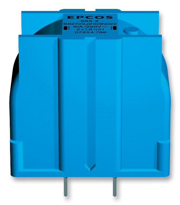 EPCOS B82725J2103N022 Choke, Power Line, Double, Ring Core, 1.8 mH, 10 A, B82725J Series