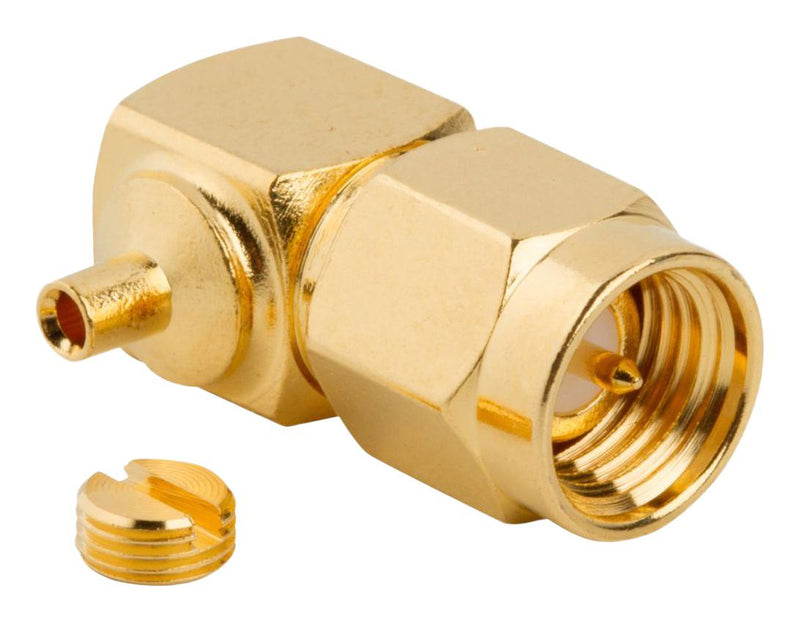 AMPHENOL RF 132250 RF CONN, SMA R/A PLUG, 50 OHM
