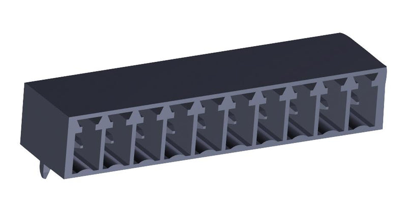 MOLEX 39502-1010 Terminal Block, Header, 3.5 mm, 10 Ways, 8 A, 300 V, Through Hole Right Angle