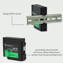 BRAINBOXES SW-735 Switch, Hardened, 5 Ports, Industrial, Unmanaged PoE Gigabit Ethernet, DIN Rail, RJ45 x 5 GTIN UPC EAN: 0837324005172