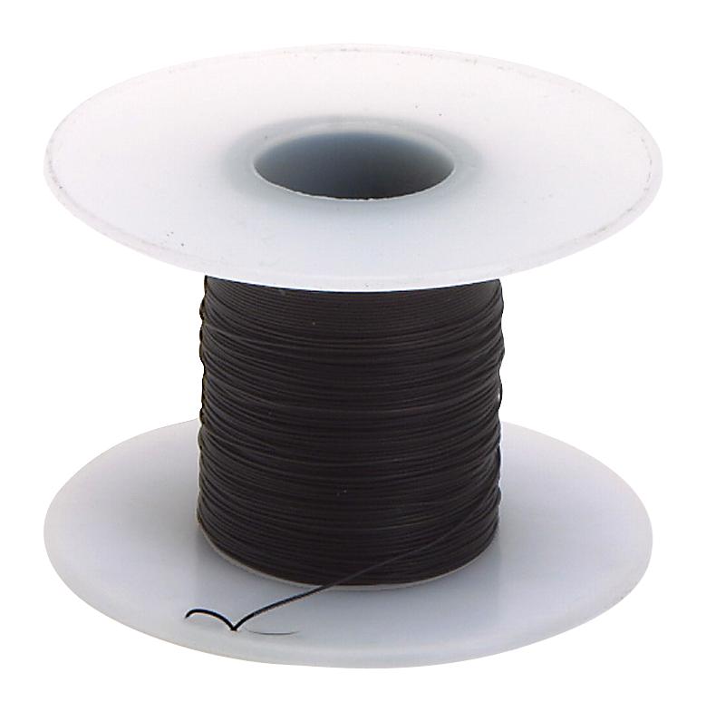 MULTICOMP PRO MP013969 Wire, PVDF, Black, 30 AWG, 0.05 mm&sup2;, 1640 ft
