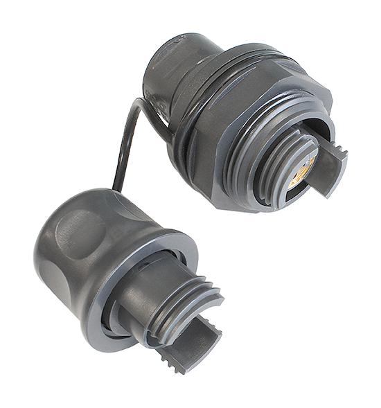BULGIN LIMITED PXEB5210MM Fiber Optic Connector, 2CH, OM1/OM3, Receptacle, Multimode, 50&micro;m / 125&micro;m, 62.5&micro;m / 125&micro;m