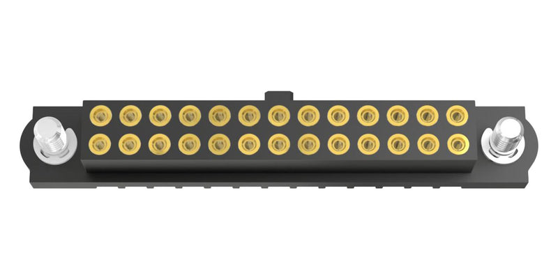 HARWIN M80-4032642 PCB Receptacle, Board-to-Board, 2 mm, 2 Rows, 26 Contacts, Panel Mount, Through Hole Mount