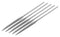 MULTICOMP PRO MP011898 Needle File, Half Round, 3mm Diameter, 160mm Length, 5 Pieces