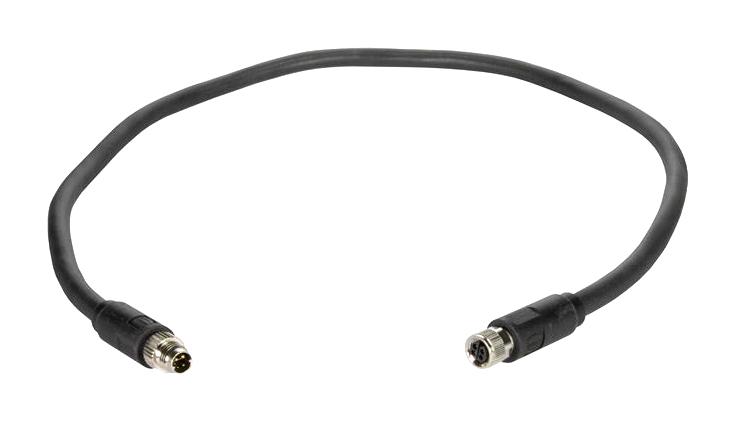 HARTING 33281819225005 M8 T1 HYBR. M-FE STR. PUR BK 0.5M 32AM8469