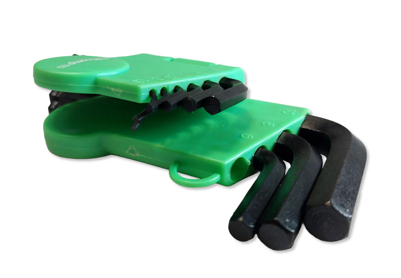 MULTICOMP PRO MP013781 Hex Key Set, 9 Pieces of 1.5/2/2.5/3/4/5/6/8/10mm Ball End Keys, Carbon Steel