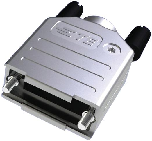 AMP - TE CONNECTIVITY 2-2198617-5 D Sub Backshell, ADK Series, DB, 180&deg;, ABS (Acrylonitrile Butadiene Styrene) Body