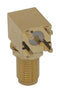 MUELLER ELECTRIC BU-1420701556 RF / Coaxial Connector, SMA Coaxial, Right Angle Bulkhead Jack, Board Edge / End Launch, 50 ohm