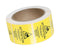 SCS 7201 LABEL, ESD WARNING, ORANGE,1.875" X 2.5"