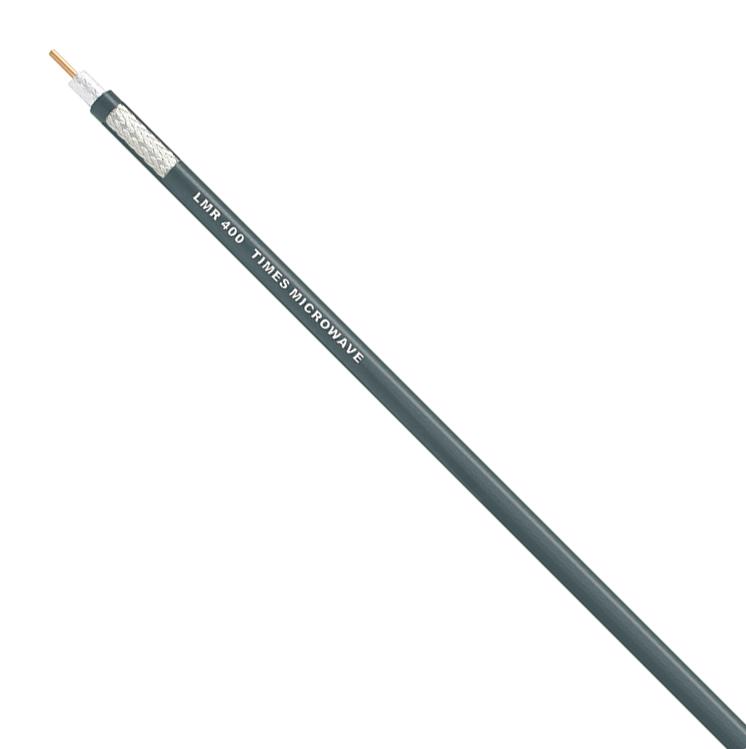 TIMES MICROWAVE LMR-400 Coaxial Cable, 50 ohm, 3.3 ft, 1 m