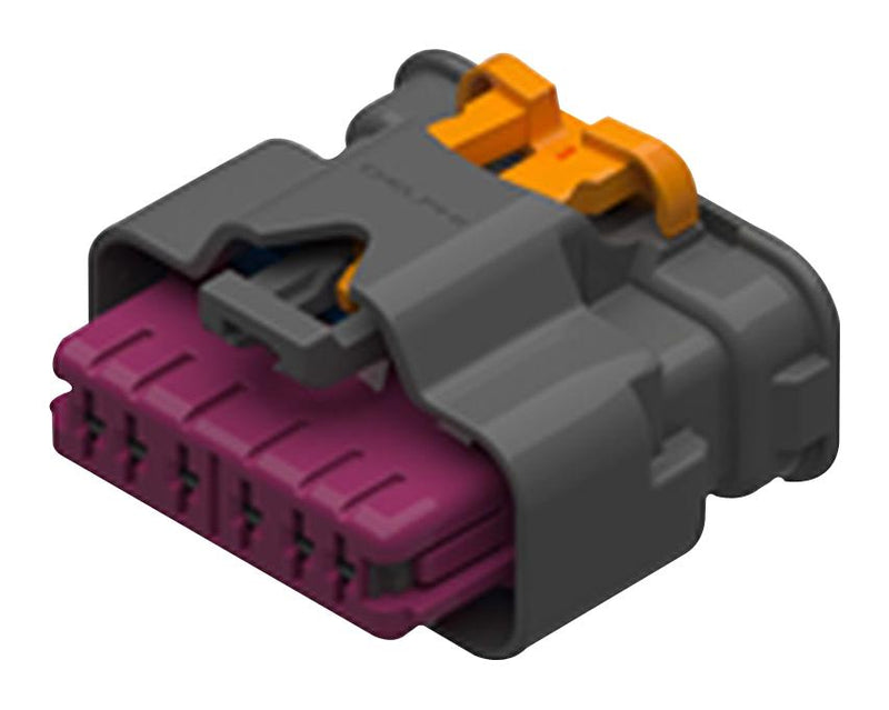 APTIV / DELPHI 33502275 Automotive Connector Housing, SICMA SensoMate Series, Receptacle, 6 Ways