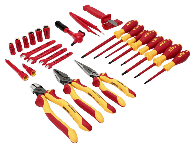 WIHA 91890 EV ESSENTIAL TOOL KIT, 26PC, 15"X18"