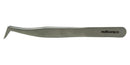 MULTICOMP PRO MP015188 Tweezers, Sharp Hooked Tip, 115mm OAL, Stainless Steel Body/Tip