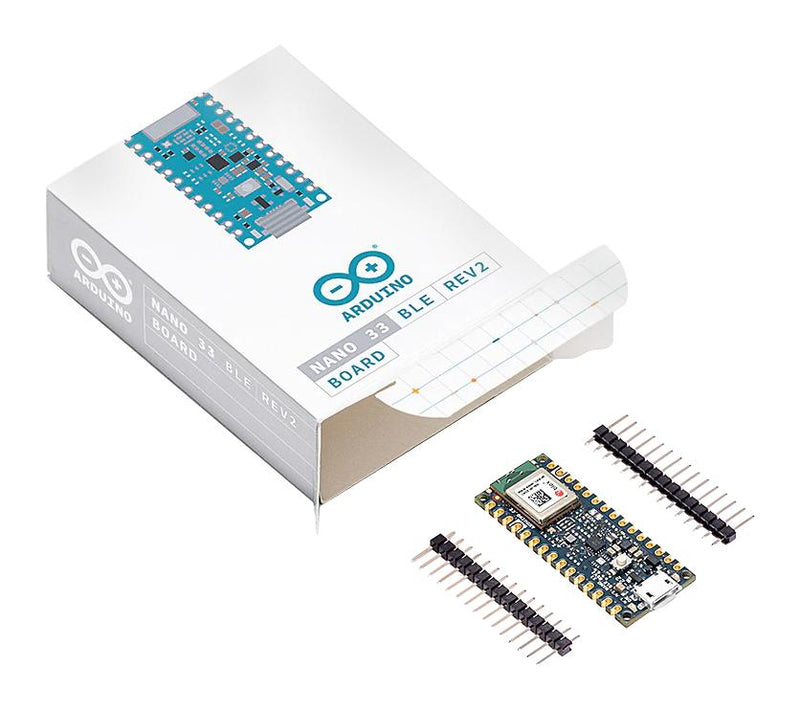 ARDUINO ABX00071 Nano 33 BLE Rev2, nRF52840, 3.3V, ARM Cortex-M4F, Development Boards GTIN UPC EAN: 7630049203501