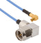 AMPHENOL SV MICROWAVE 7032-7237 CABLE ASSY, R/A, SMPM JACK-SMA PLUG, 6"