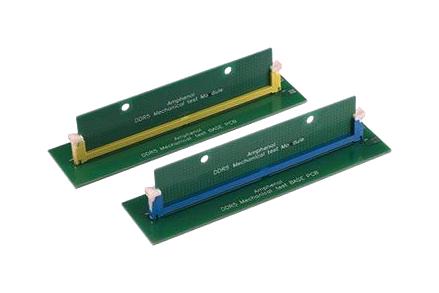 AMPHENOL COMMUNICATIONS SOLUTIONS DDR516112010E Memory Card Connector, DDR5 DIMM, Latched, 287 Contacts, Copper Alloy, Gold Plated Contacts