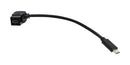 TUK KUCCBK20 USB Cable, 90&deg; Type C Receptacle to Type C Plug, 200 mm, 7.9 ", USB 3.0, Black GTIN UPC EAN: 5055386511119