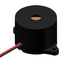 PUI AUDIO AI-2337-TF-LW115-R Transducer, Continuous, 100 dBA, 3.7 kHz, Panel Mount, Internal