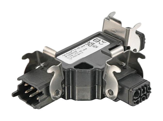 HARTING 09100054756 HEAVY DUTY CONN, 5+PE, LEVER, SCREW