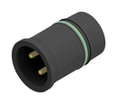 AMPHENOL CONEC 43-01338 Sensor Connector, M12, Male, 4 Positions, Solder Pin, Straight Panel Mount