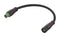 HARTING 21342829641050 Circular Cable Assembly, Size 15, Circular Plug to Circular Receptacle, 6 Ways, 16.4 ft, 5 m, Black