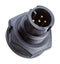 AMPHENOL LTW AAD-02PMMS-LC7001 Circular Connector, Mini A Series, Panel Mount Receptacle, 2 Contacts, Solder Pin, Bayonet