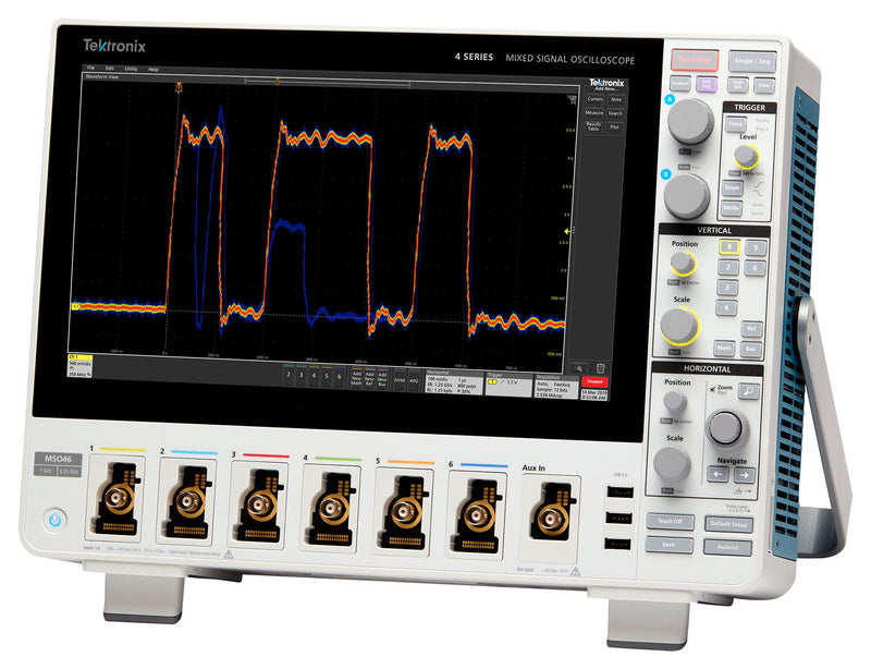 TEKTRONIX MSO44 4-BW-350 (WITH) FREE BW UPGRADE MSO / MDO Oscilloscope, 4 Series MSO, 4 Analogue, 32 Digital, 350 MHz, 6.25 GSPS, 31.25 Mpts