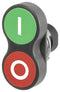 EAO 46-2J31.15T0.000 Switch Actuator, Momentary, Flush, EAO 46 Series 22.3mm Non Illuminated Double Pushbutton Switches