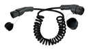 ROLINE 19.08.0045 EV Cable, IEC 62196-2 Type 2 Connector Plug to Receptacle, 16A, 3 Phase, 480VAC, 5m