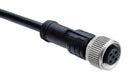 AMPHENOL LTW M12A-03BFFM-SL8D01 Sensor Cable, M12 Receptacle, Free End, 3 Positions, 1 m, 3.3 ft, M Series