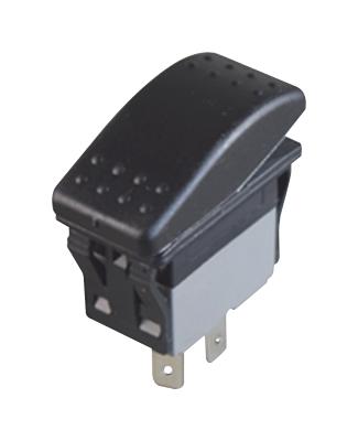 MULTICOMP PRO MP-114ANN-NABB Rocker Switch, IP67, On-Off, SPST-NO, Non Illuminated, Panel Mount, Black, MP Rocker Switches SPST