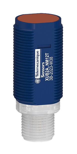 TELEMECANIQUE SENSORS XUB2AKXNM12T Photoelectric Sensor, Transmitter, 30m, Red LED, Discrete, 4 Pin M12 Connector, Through Beam