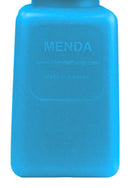 MENDA 35285 Dispensing Bottle, Dissipative, ESD, Pure Touch Pump, Blue, 180ml DurAstatic Series