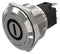 EAO 82-6151.1000.B001 Vandal Resistant Switch, On/Off, 82-x151.1000.B001 Series, 22 mm, SPDT, Momentary, Round Flat Flush