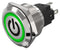 EAO 82-6151.1133.B002 Vandal Resistant Switch, Standby, 82 Series, 22 mm, SPDT, Momentary, Round Flat Flush, Natural