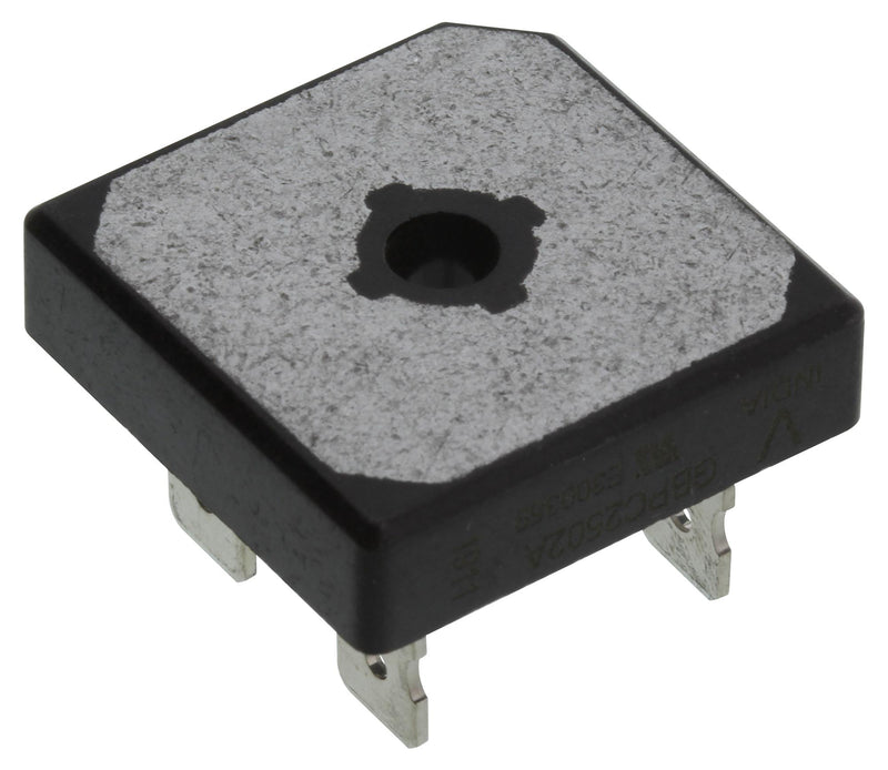 VISHAY VS-GBPC2502A Bridge Rectifier, Single Phase, 200 V, 25 A, Module, 4 Pins, 1.1 V
