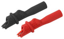 CAL TEST ELECTRONICS CT4416 Alligator Clip, 10A, 8.5 mm Jaws Open, Black, Red