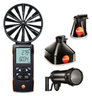 TESTO 0563 2417 Anemometer, Testo 417 kit 2, 0.3m/s to 20m/s, 0 &deg;C to 50 &deg;C, 277 mm Testo 417 kit 2