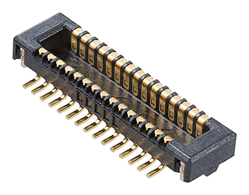 HIROSE / HRS BM23FR0.6-20DS-0.35V(895) Mezzanine Connector, Receptacle, 0.35 mm, 2 Rows, 20 Contacts, Surface Mount Straight