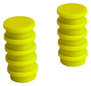 ECLIPSE MAGNETICS RM765/Y Marker Magnet, Ferrite, 20 mm Diameter x 7mm Height, Yellow
