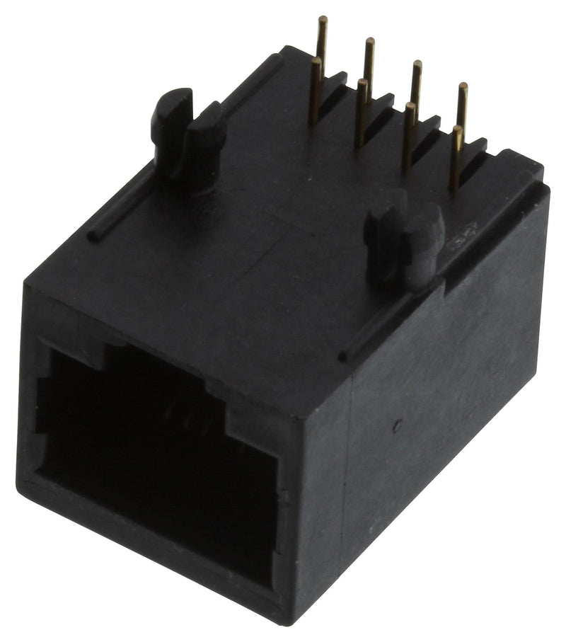AMPHENOL COMMUNICATIONS SOLUTIONS 95679-001LF Modular Connector, RJ45 Jack, 1 x 1 (Port), 8P8C, Cat5, Through Hole Mount