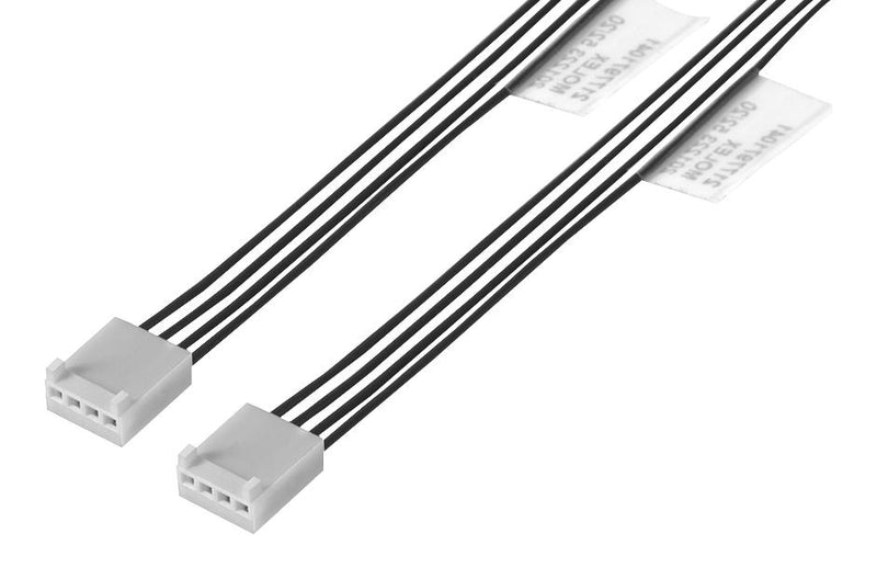 MOLEX 217796-1043 Cable Assembly, KK 254 Receptacle to KK 254 Receptacle, 4 Ways, 2.54 mm, 1 Row, 600 mm, 23.6 "